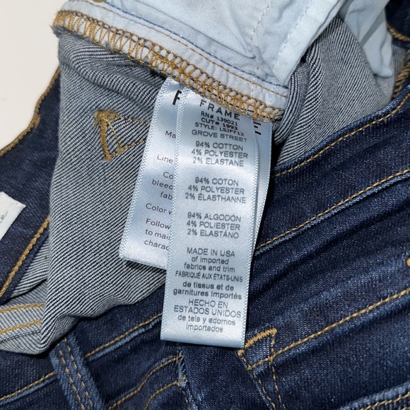 Skinny Jeans with raw hem by FRAME Size 28. - Picture 11 of 12